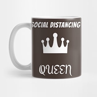 Social Distancing Queen shirt for women Mug